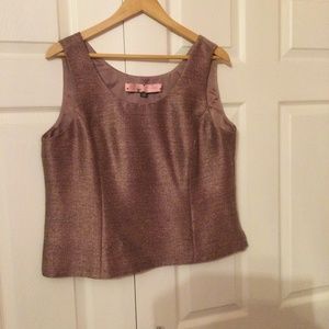 Kasper Tailored Pink Blouse